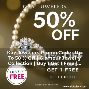 Read more about the article Kay Jewelers Promo Code : Up To 50 % Off | Glamour Jewelry Collection | Buy 1 Get 1 Free | Limited Time Offer!