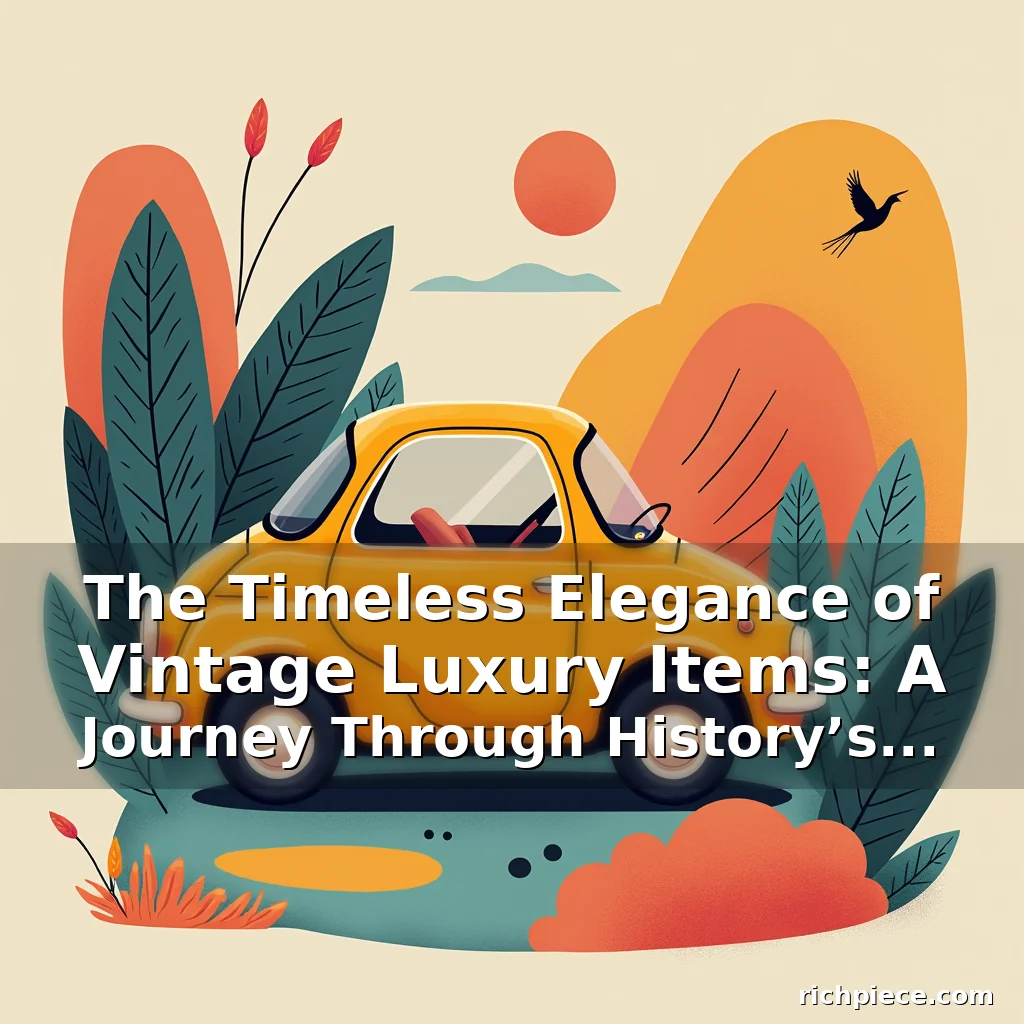 Read more about the article The Timeless Elegance of Vintage Luxury Items: A Journey Through History’s Finest Creations