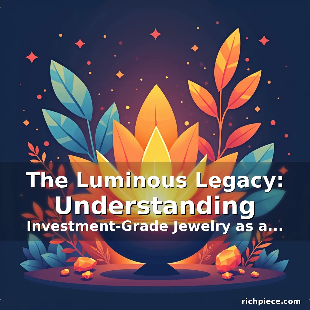 Read more about the article The Luminous Legacy: Understanding Investment-Grade Jewelry as a Tangible Asset Class
