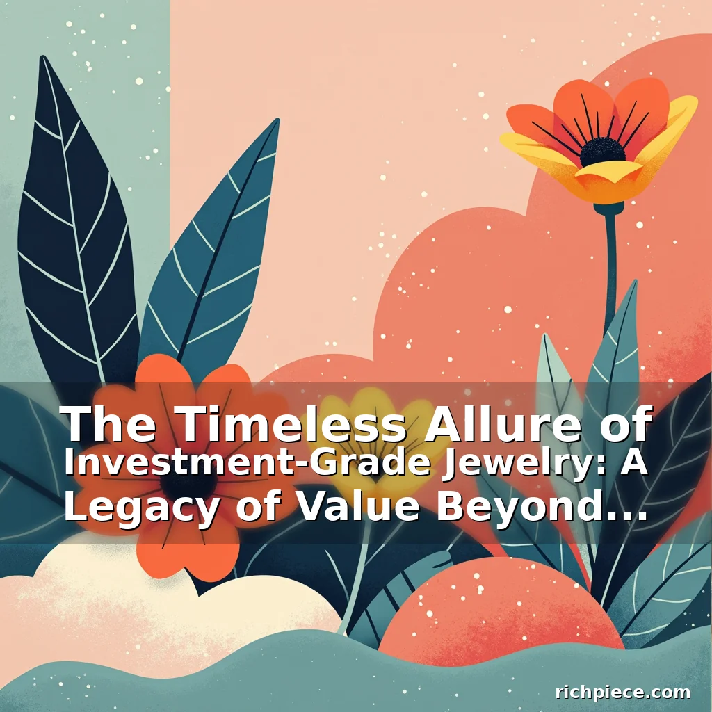 Read more about the article The Timeless Allure of Investment-Grade Jewelry: A Legacy of Value Beyond Ornamentation