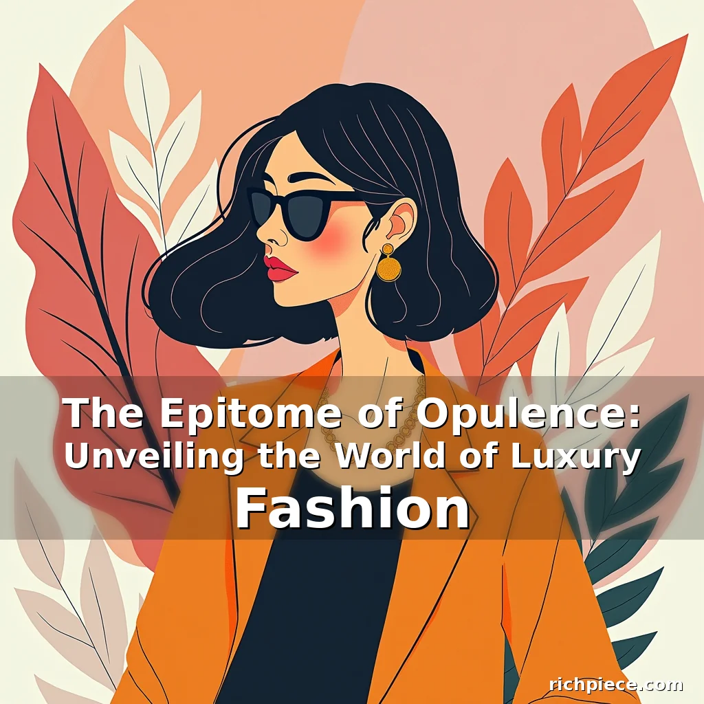 Read more about the article The Epitome of Opulence: Unveiling the World of Luxury Fashion