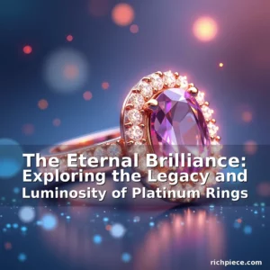 Artistic representation for The Eternal Brilliance: Exploring the Legacy and Luminosity of Platinum Rings