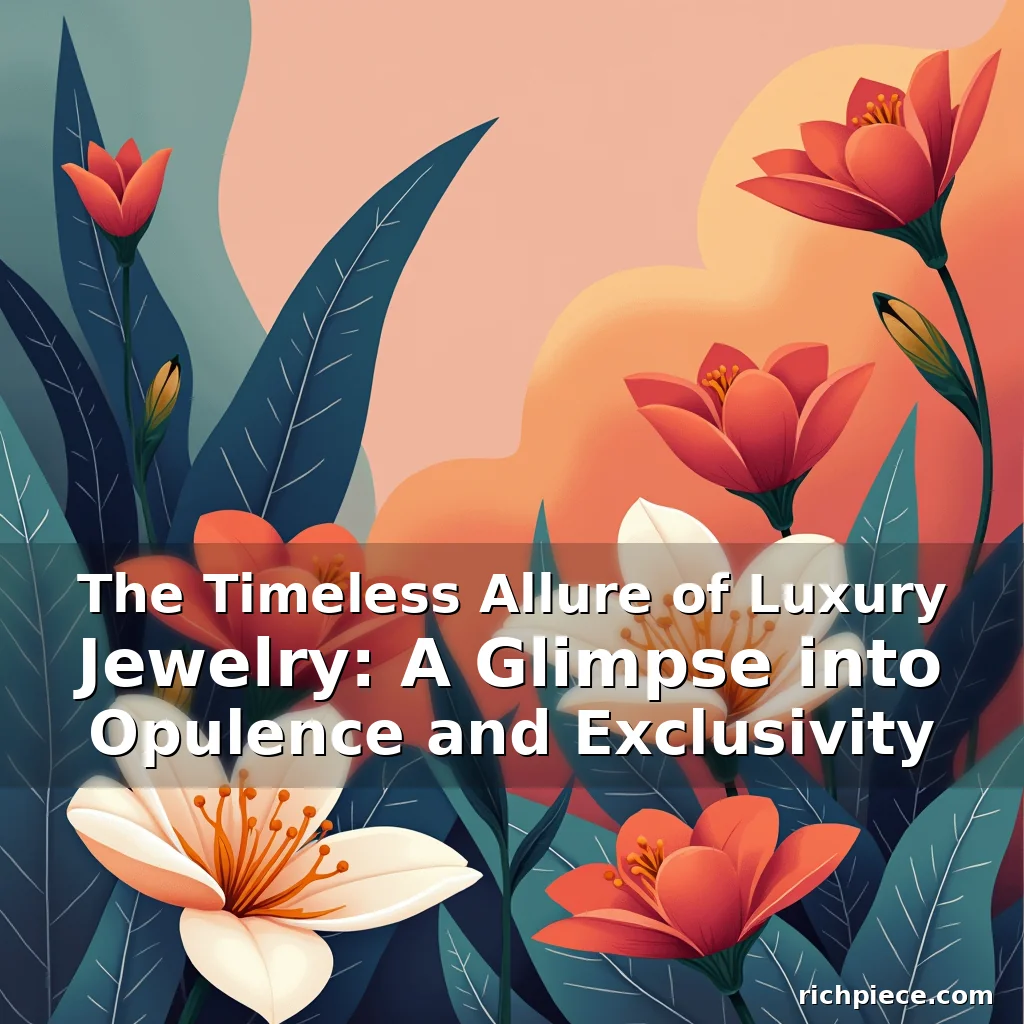 Read more about the article The Timeless Allure of Luxury Jewelry: A Glimpse into Opulence and Exclusivity